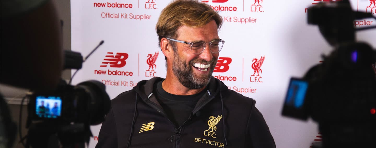 Exclusive: Liverpool FC's Jurgen Klopp debuts New Balance Manager's  Collection