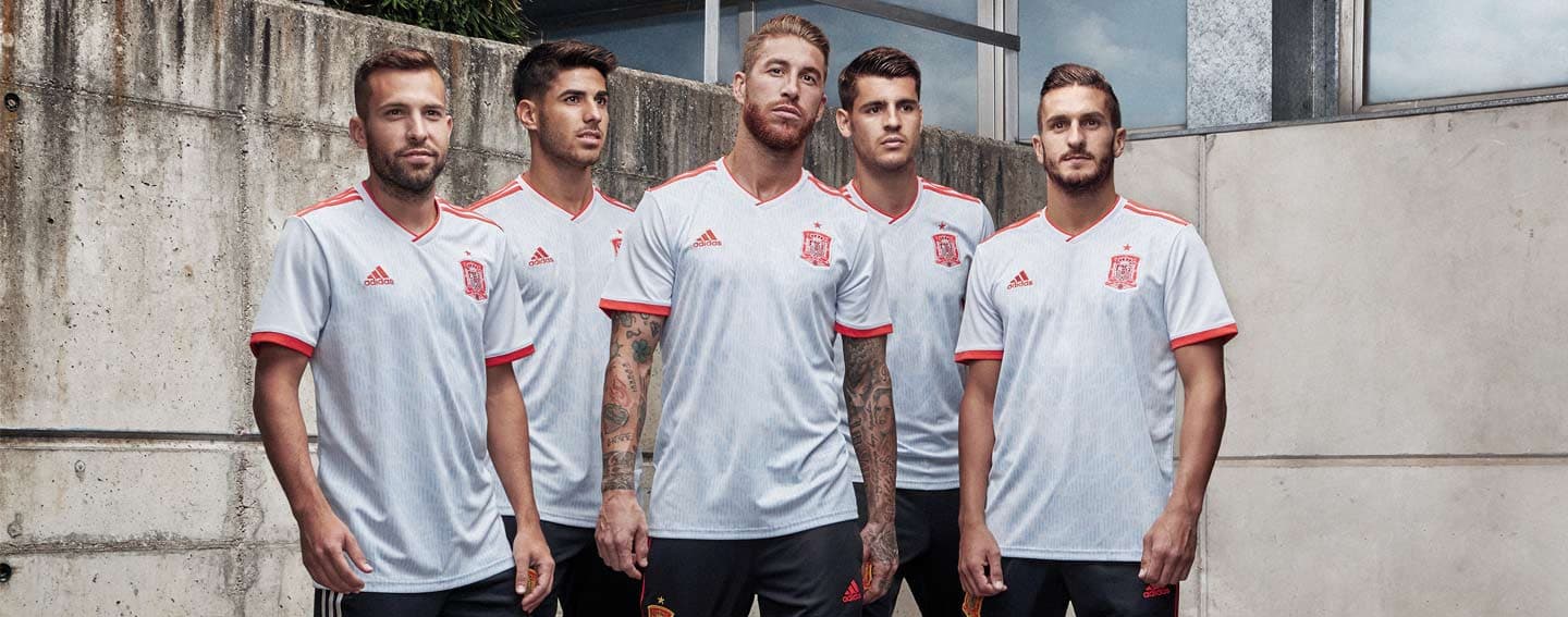 SOCCER.COM reveals 2018 adidas Spain home and away World Cup jerseys
