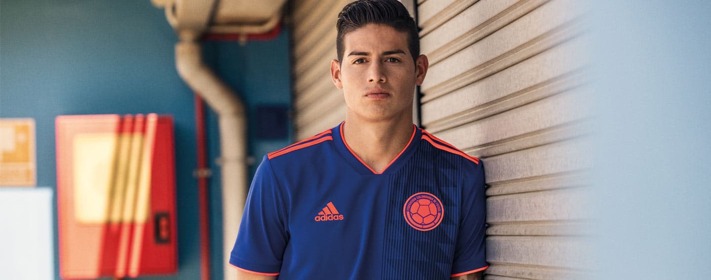 SOCCER.COM launches 2018 adidas Colombia home and away FIFA World Cup 2018  jerseys