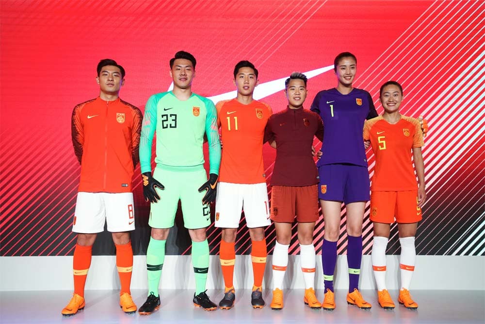 2018-19 Nike China home and away kits release