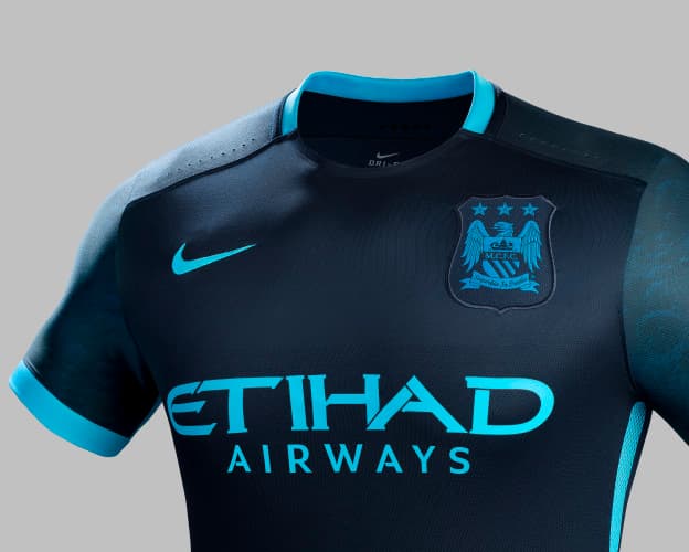 Manchester City's 2015/16 away jersey is heavenly