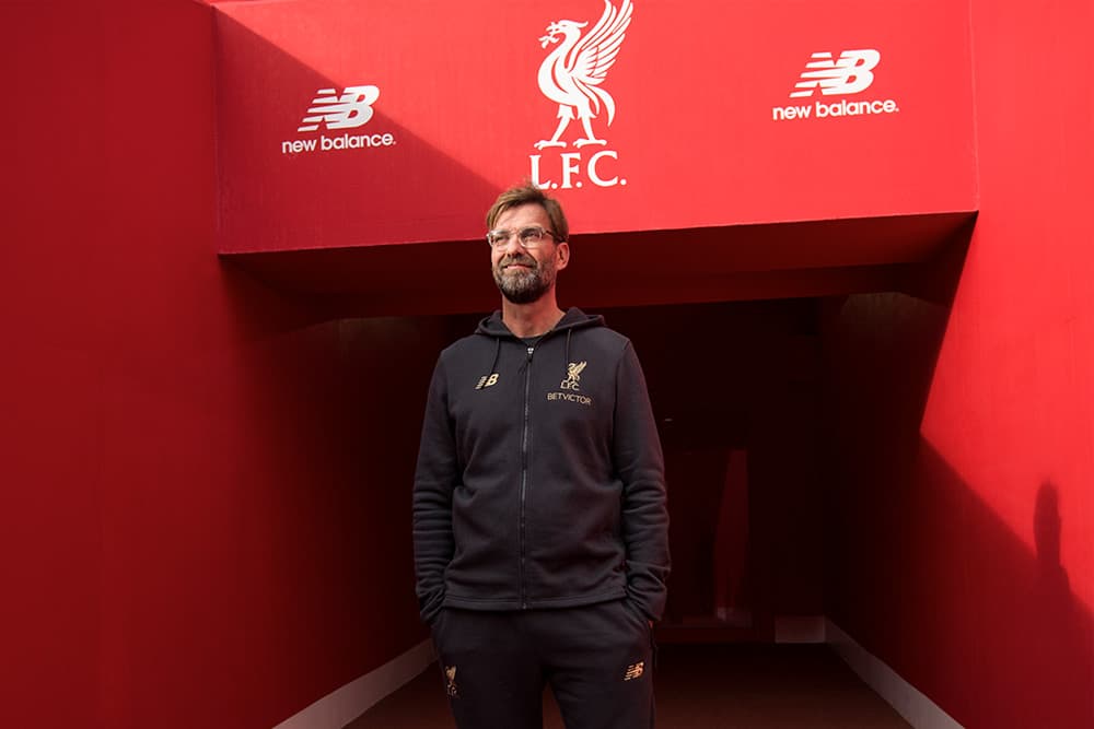 Exclusive: Liverpool FC's Jurgen Klopp debuts New Balance Manager's  Collection
