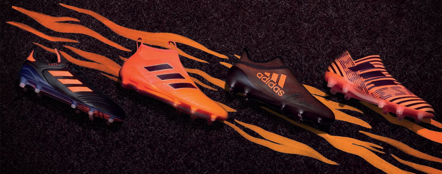 adidas Launches Pyro Storm Pack Nemeziz 17+, ACE 17+, X 17+ and Copa soccer  cleats at SOCCER.COM